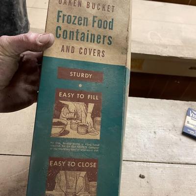 Vintage Set of Frozen Food Containers Lot