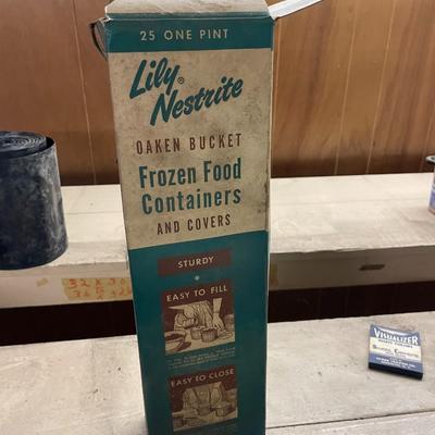 Vintage Set of Frozen Food Containers Lot