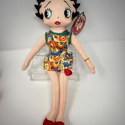 Trio KellyToy Collectible 16â€ Betty Boop Cloth Dolls