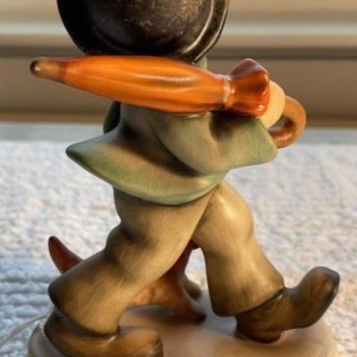 HUMMEL Figurine #5 TMK-3 STROLLING ALONG 4.75" Tall in Good Preowned Condition as Pictured.