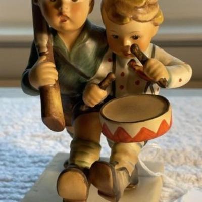 HUMMEL Figurine #50/0 TMK-3 VOLUNTEERS 5.5" Tall in Good Preowned Condition as Pictured.