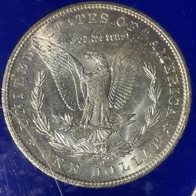 7-Nice BU Condition New Orleans Mint Morgan Silver Dollar Collection in VG Preowned Condition as Pictured.