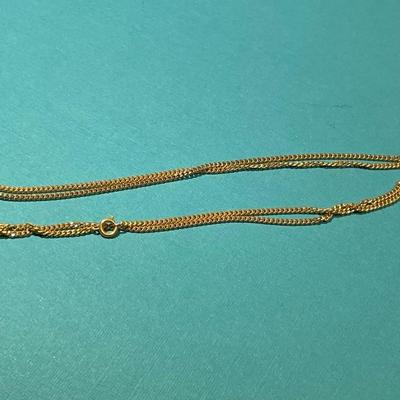 Vintage Mid-Century SHEFFIELD Pendant Watch Hand Painted on/26" Chain in VG Preowned Condition as Pictured. (In Good Working Order).