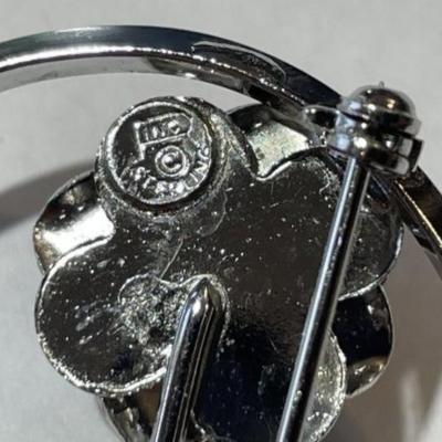 Vintage Inc Sterling Silver 925 Signed Floral/Flower Pin/Brooch in VG Preowned Condition.