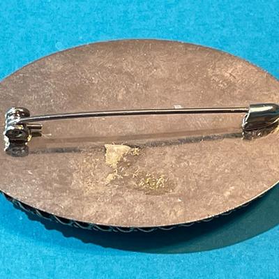 Vintage Mid-Century Micro Mosaic Pin/Brooch in Good Preowned Condition.