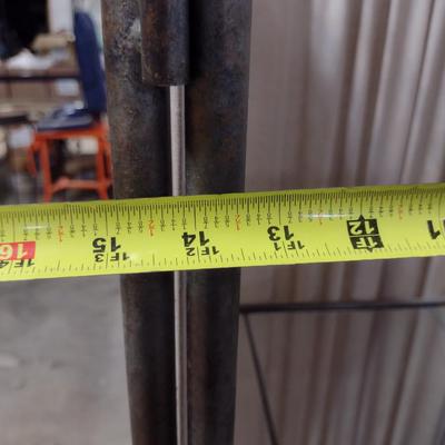 Metal Frame and Glass Shelving Unit