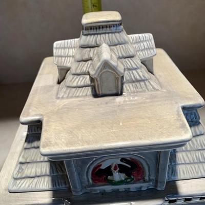 Sakura haunted house cookie jar