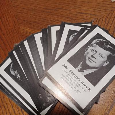 jfk funeral cards