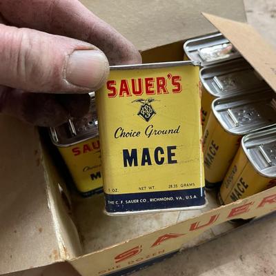 One Half-Full Case of Sauer's Ground Mace