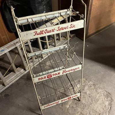 Vintage Beverage PartPak Display Rack