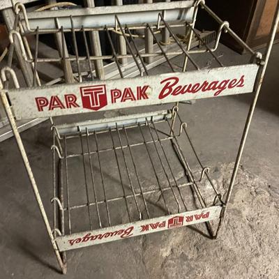 Vintage Beverage PartPak Display Rack