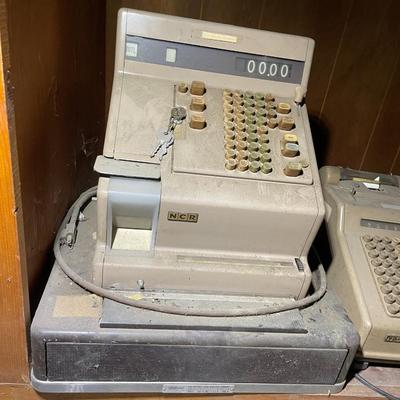 Vintage Sylva Supply Co Cash Register and Adding Machine