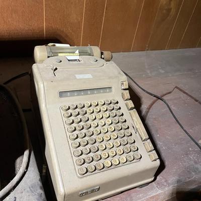 Vintage Sylva Supply Co Cash Register and Adding Machine