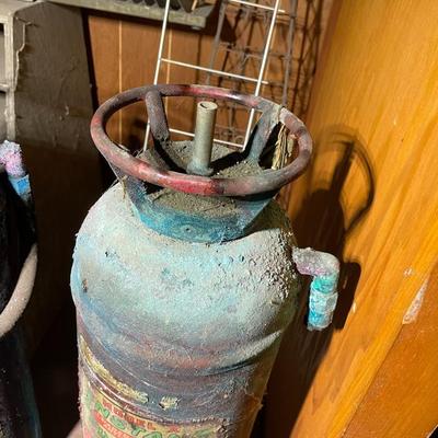 Pair of Vintage Copper Fire Extinguishers