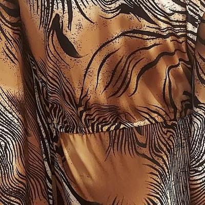 Vtg 70-80s Frederick's of Hollywood Embellished Jungle Book Tunic/Kaftan