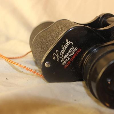 Vintage Binoculars with leather carrying case