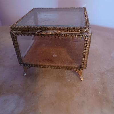 Glass Jewelry Box