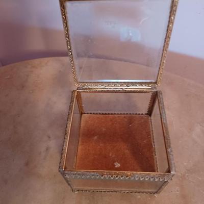 Glass Jewelry Box