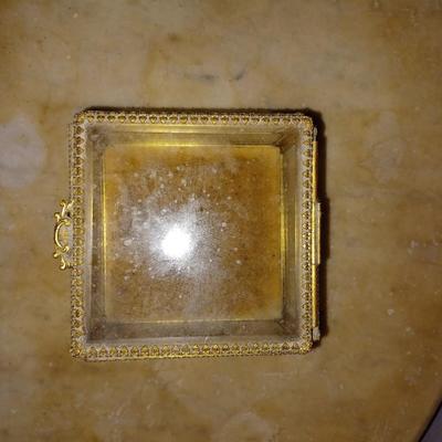 Glass Jewelry Box