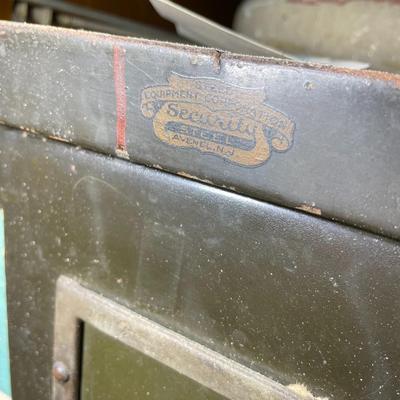 Vintage Four Drawer Metal Filing Cabinet