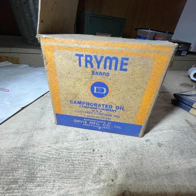 One Nearly Full Case of TRYME Camphor Oil (Eleven Bottles)
