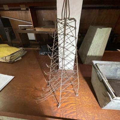 Pair of Vintage Countertop Can Display Racks