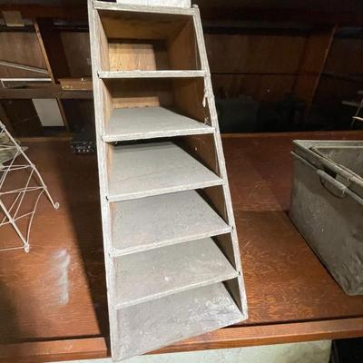 Pair of Vintage Countertop Can Display Racks