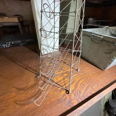Pair of Vintage Countertop Can Display Racks
