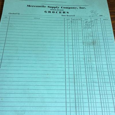 Lot of Vintage Sylva Supply Co Ephemera