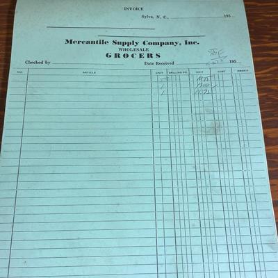 Lot of Vintage Sylva Supply Co Ephemera