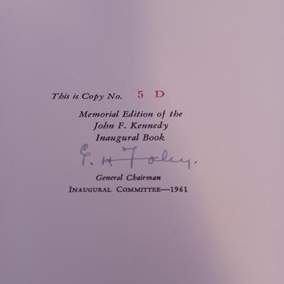 Inaugural Book JFK