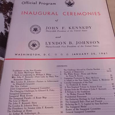 Inaugural Book JFK