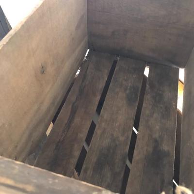 Pair of Vintage Fruit Crates: Lot One