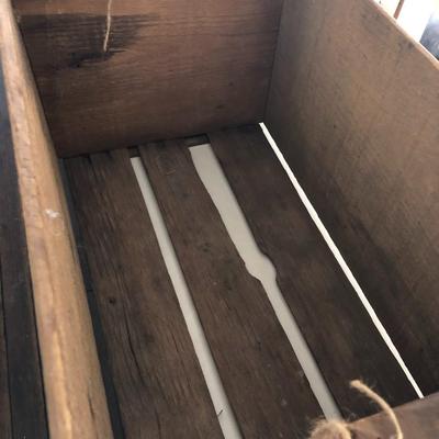 Pair of Vintage Fruit Crates: Lot One