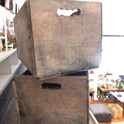 Pair of Vintage Fruit Crates: Lot Four
