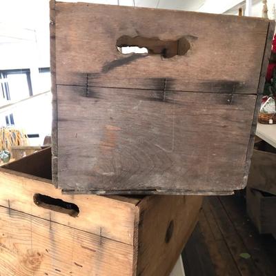 Pair of Vintage Fruit Crates: Lot Five
