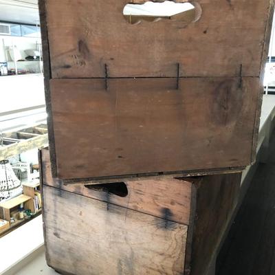 Pair of Vintage Fruit Crates: Lot Six