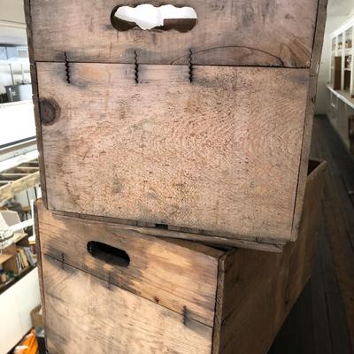 Pair of Vintage Fruit Crates: Lot Seven