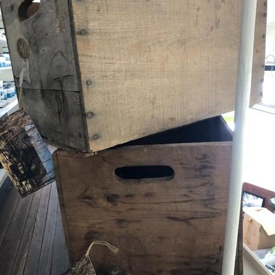 Pair of Vintage Fruit Crates: Lot Eight