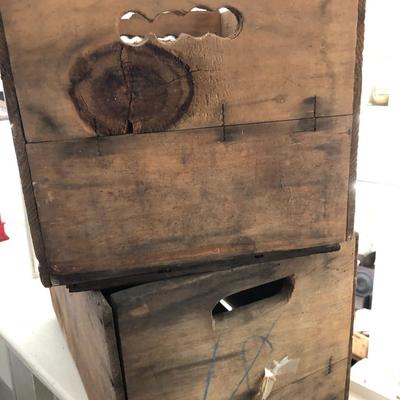 Pair of Vintage Fruit Crates: Lot Eleven