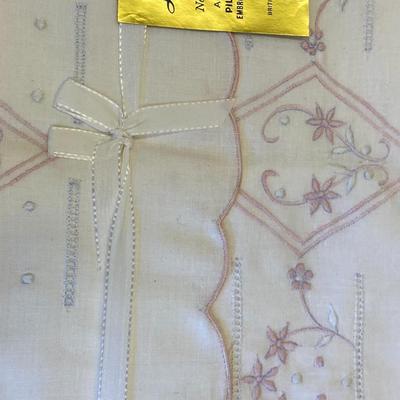 Pair of Vintage Pillow Case Ensembles (Never Opened!)