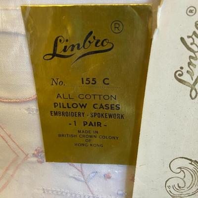Pair of Vintage Pillow Case Ensembles (Never Opened!)