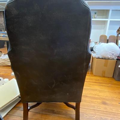 Pearson Black Leather Chair