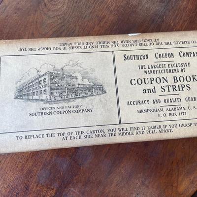 Vintage Sylva Supply Coupons Box