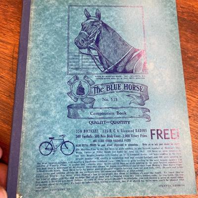 The Blue Horse No 518 Vintage Writing Tablet
