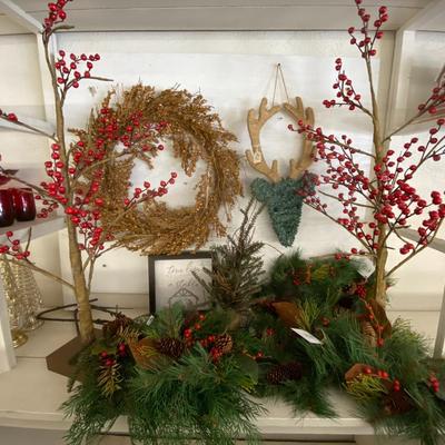 Farmhouse Mercantile Christmas Greenery Decor Lot
