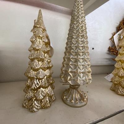 Farmhouse Mercantile Modern Golden Trees and Decor