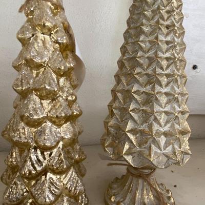 Farmhouse Mercantile Modern Golden Trees and Decor