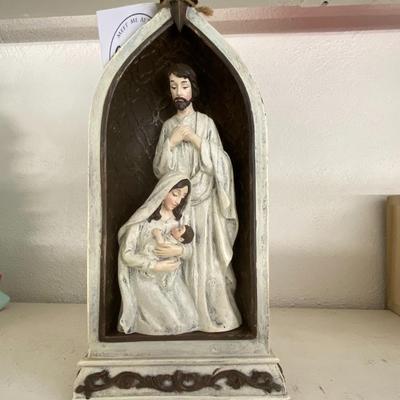 Farmhouse Mercantile Porcelain and Sign Christmas Lot