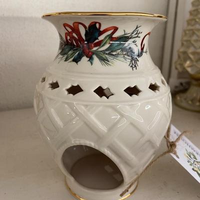 Farmhouse Mercantile Porcelain and Sign Christmas Lot